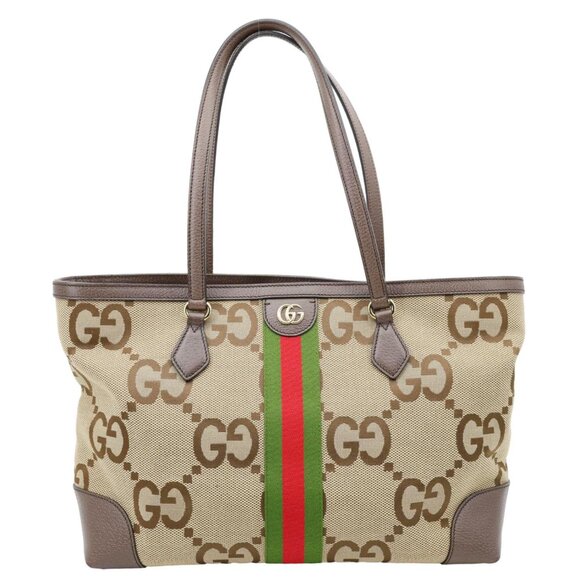Gucci  Ophidia Medium GG Supreme Canvas Tote Bag Beige 631685 - Picture 1 of 14